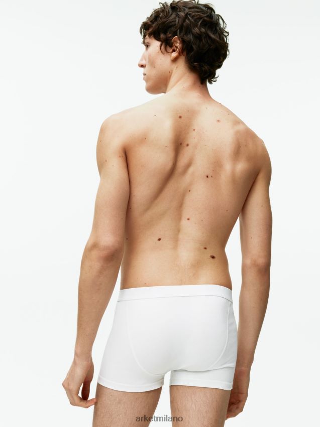 vestiario esso ARKET uomini boxer in cotone pima, set da 3 bianco 6F0F6L1222