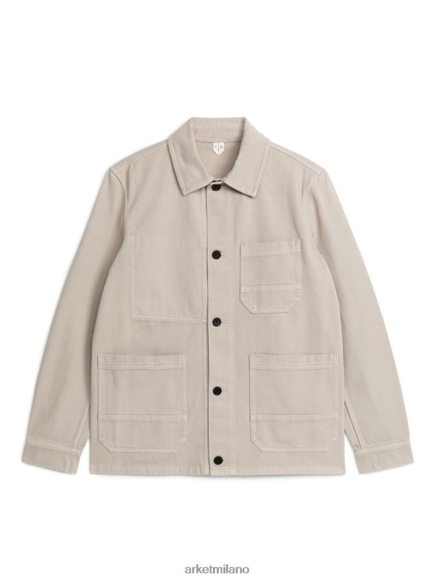 vestiario esso ARKET uomini sovracamicia in twill sovratinto talpa leggera 6F0F6L961