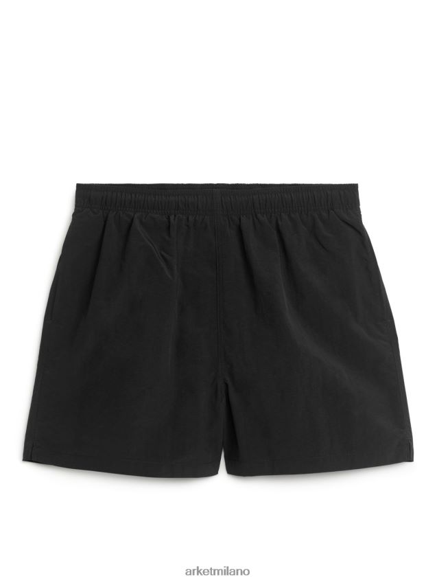 vestiario esso ARKET uomini costume da bagno nero 6F0F6L1139