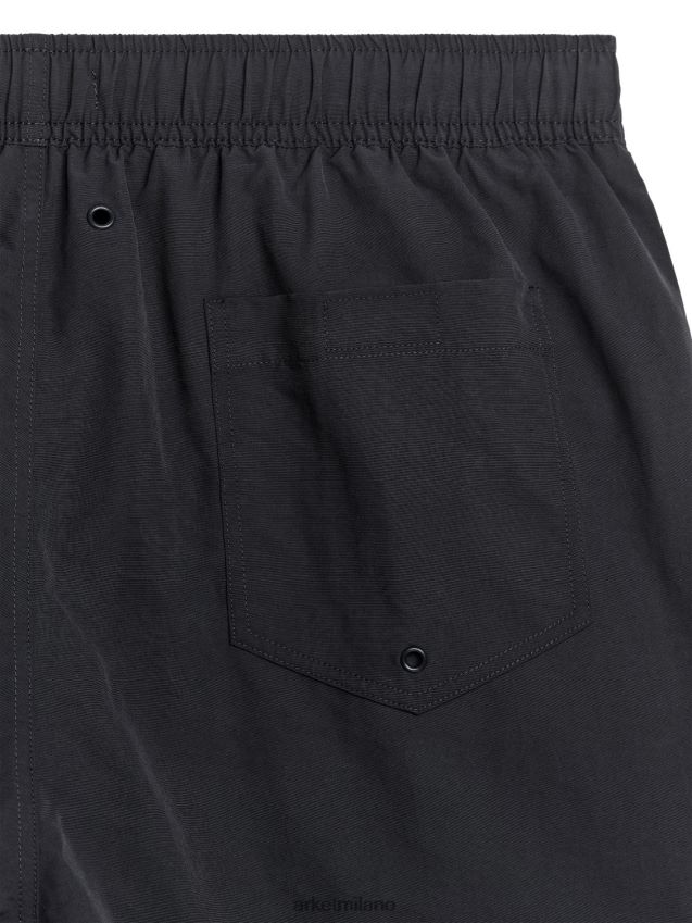vestiario esso ARKET uomini costume da bagno spento nero 6F0F6L1142