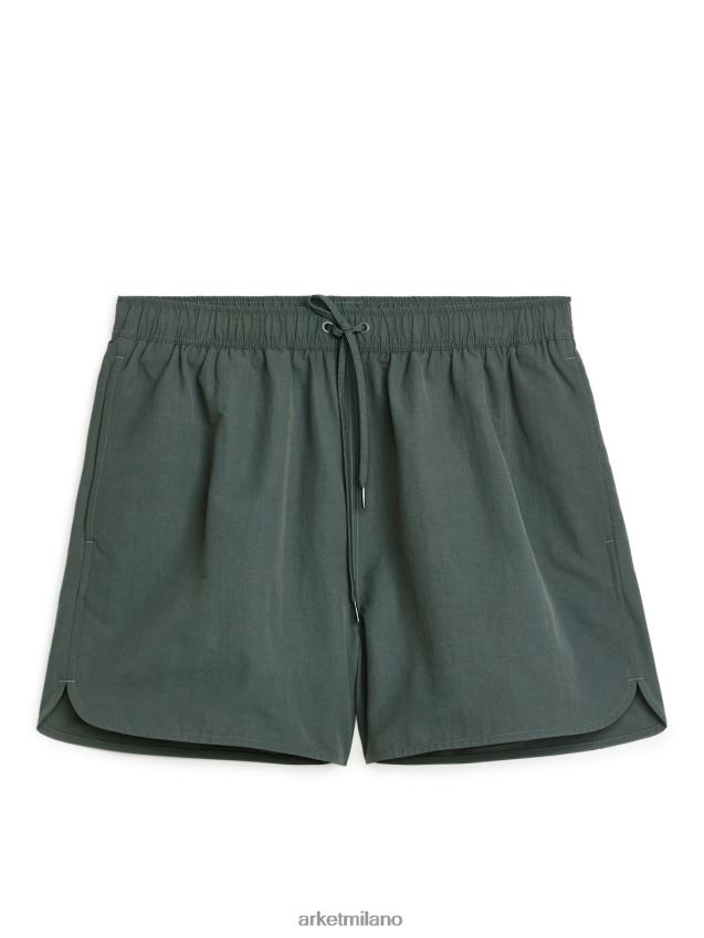 vestiario esso ARKET uomini costume da bagno verde scuro 6F0F6L1141