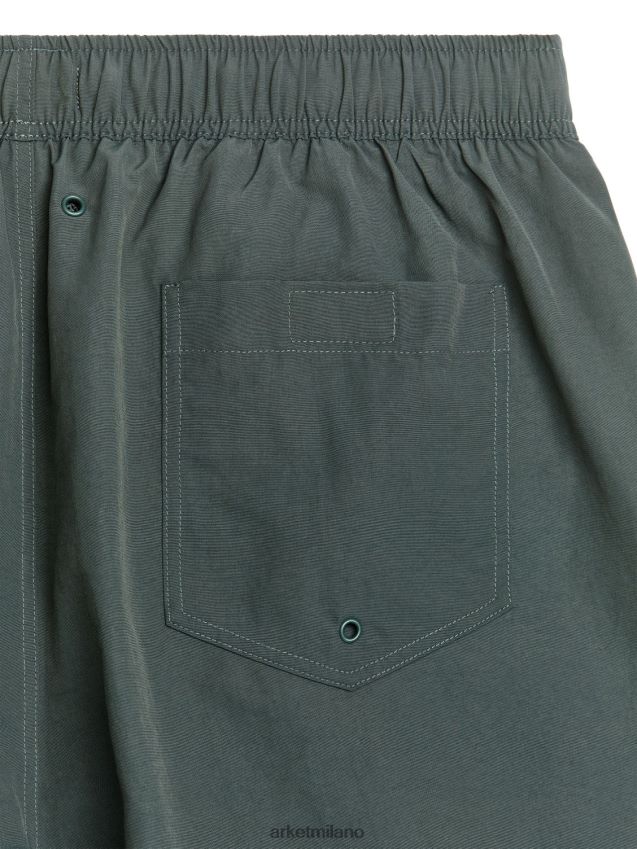 vestiario esso ARKET uomini costume da bagno verde scuro 6F0F6L1141
