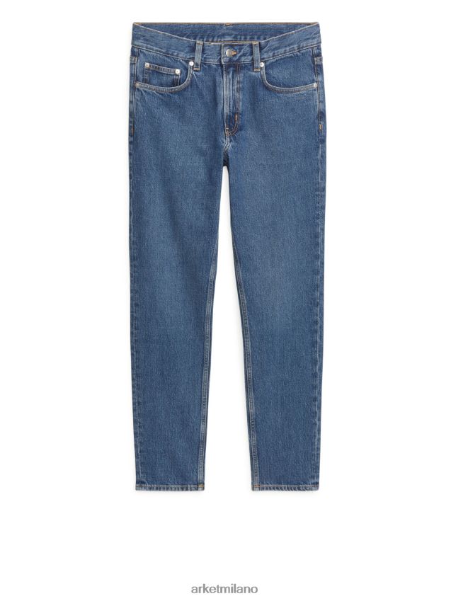 vestiario esso ARKET uomini Jeans slim stretch in betulla metà blu 6F0F6L1106