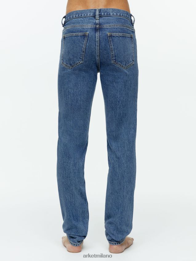 vestiario esso ARKET uomini Jeans slim stretch in betulla metà blu 6F0F6L1106