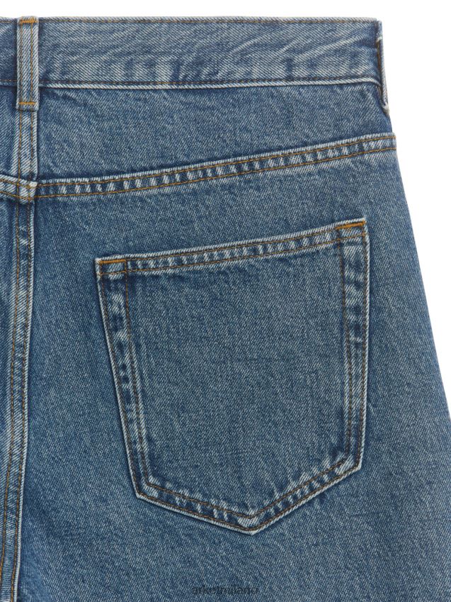 vestiario esso ARKET uomini Park jeans dritti dal taglio corto blu 6F0F6L1108