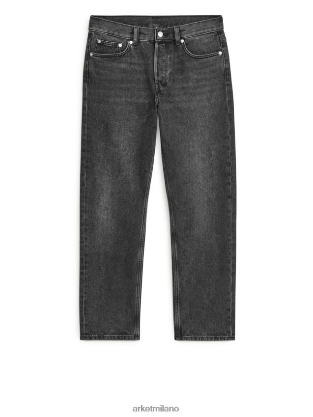 vestiario esso ARKET uomini Park jeans dritti dal taglio corto lavato 6F0F6L1103