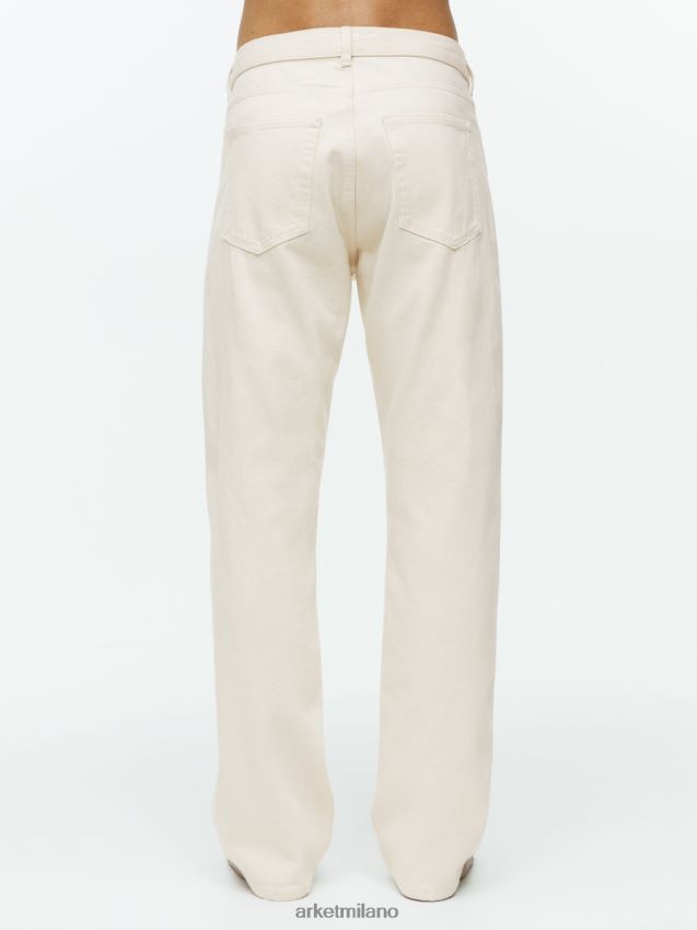 vestiario esso ARKET uomini jeans dritti larghi oceanici ecru 6F0F6L1095