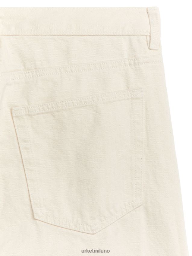 vestiario esso ARKET uomini jeans dritti larghi oceanici ecru 6F0F6L1095