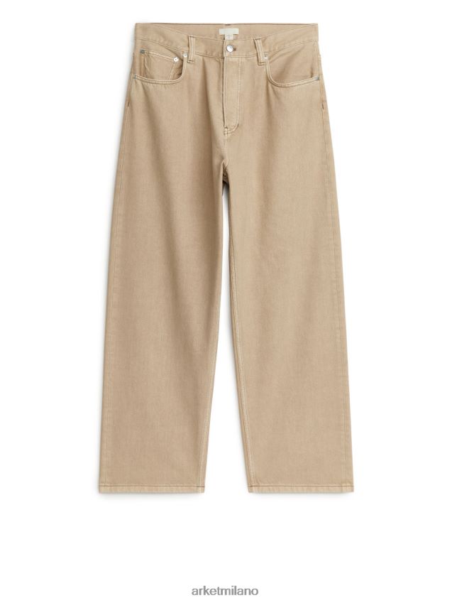 vestiario esso ARKET uomini jeans larghi nebbia beige 6F0F6L1110