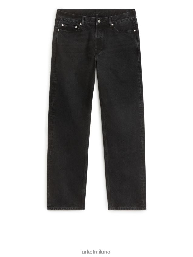 vestiario esso ARKET uomini jeans larghi nero 6F0F6L1094