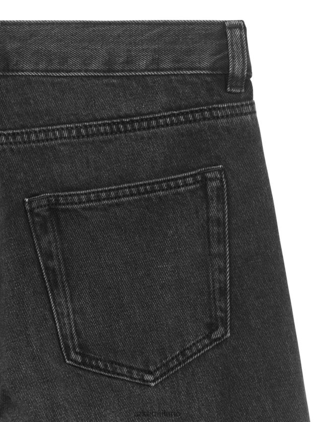 vestiario esso ARKET uomini parcheggiare jeans dritti regolari nero lavato 6F0F6L1097