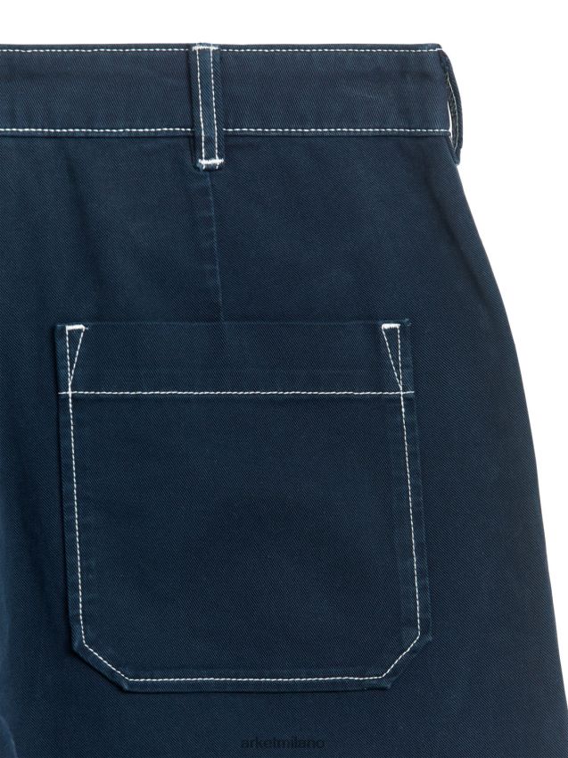 vestiario esso ARKET uomini pantaloncini da lavoro blu scuro/bianco 6F0F6L1112
