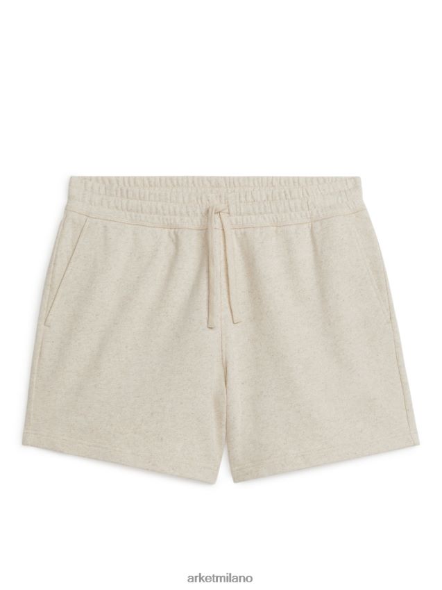 vestiario esso ARKET uomini pantaloncini da tuta dalla vestibilità regolare beige 6F0F6L1128