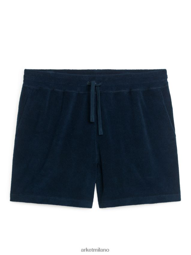 vestiario esso ARKET uomini pantaloncini di spugna blu scuro 6F0F6L1131